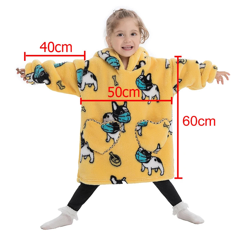 Penguin White Blanket Hoodie