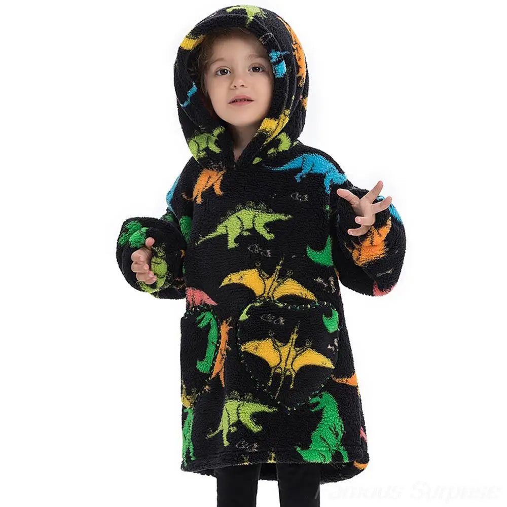 Penguin White Blanket Hoodie