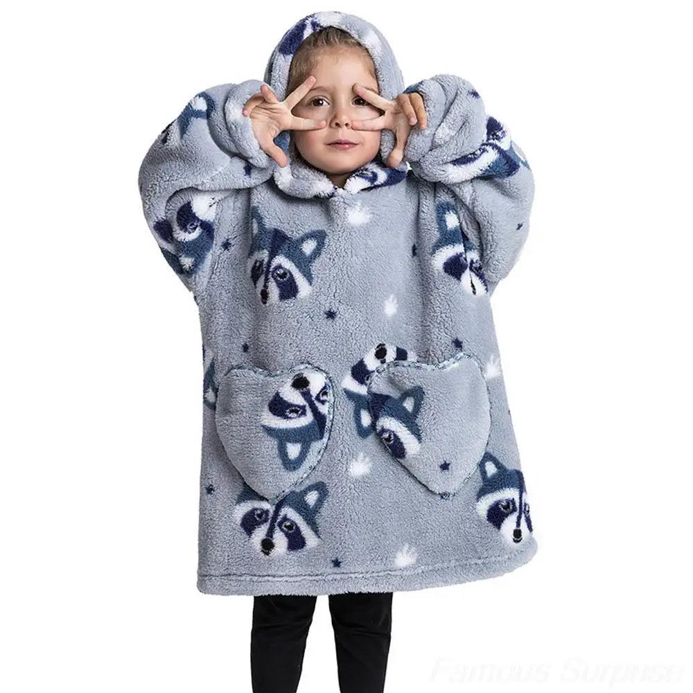 Blue Shark Hoodie