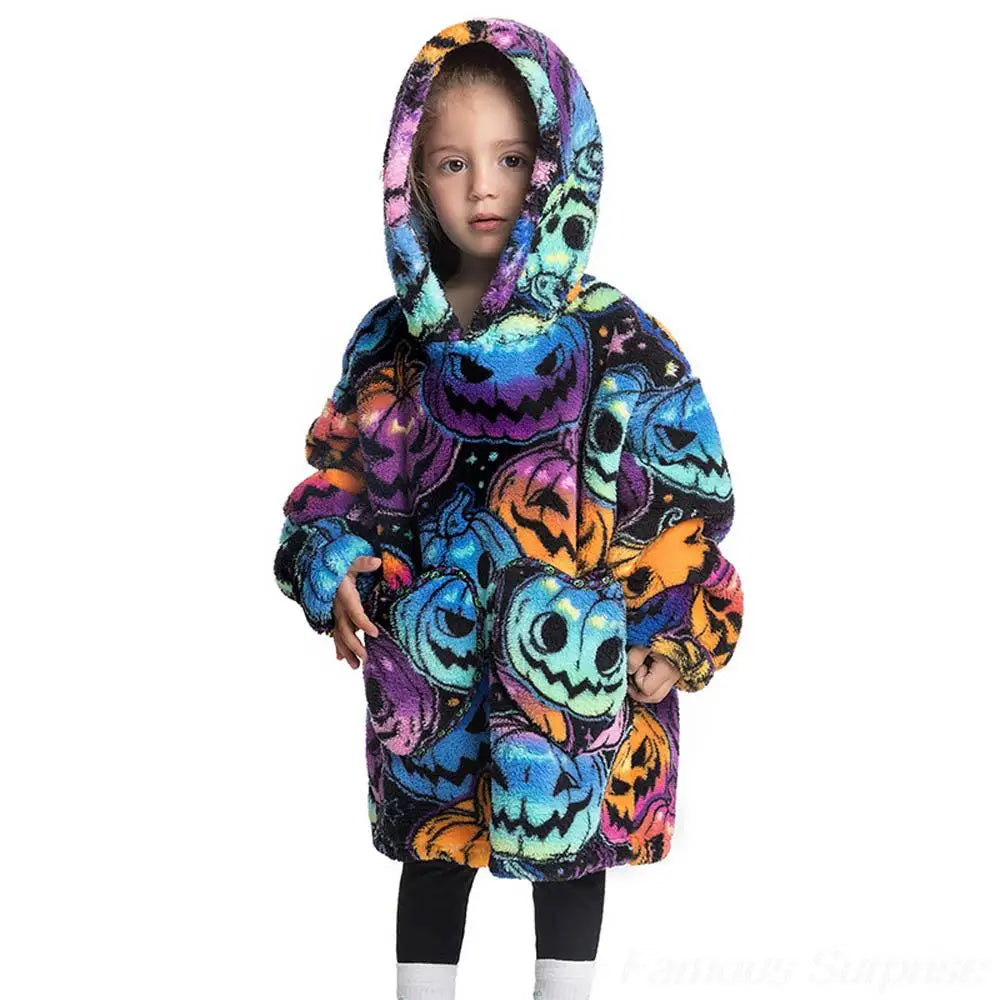 Penguin White Blanket Hoodie