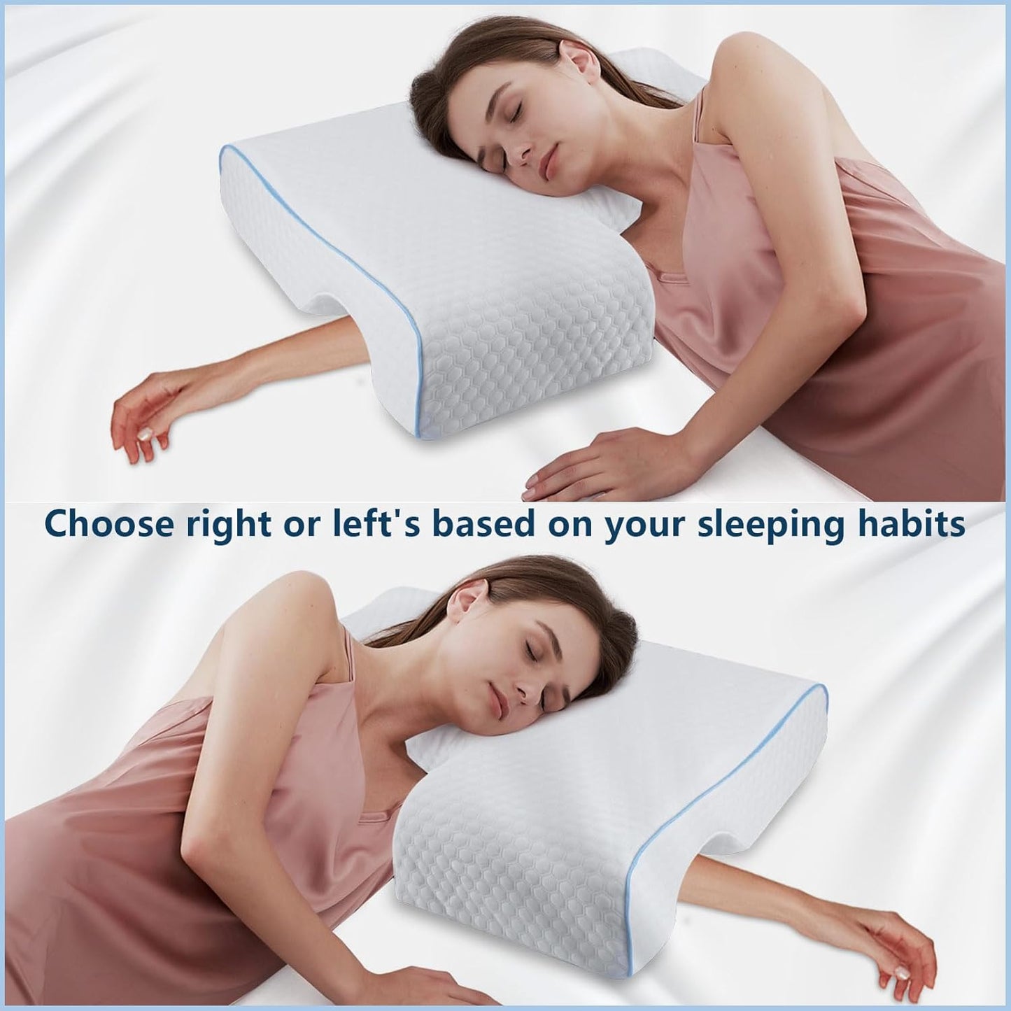 CuddleEase™ Memory Foam Pillow