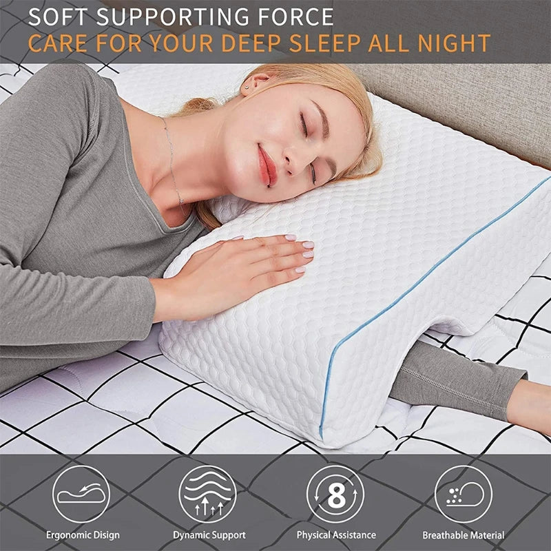 CuddleEase™ Memory Foam Pillow