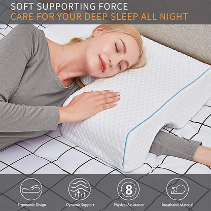 CuddleEase™ Memory Foam Pillow