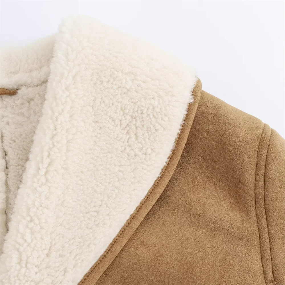 Double-Sided Lapel Coat