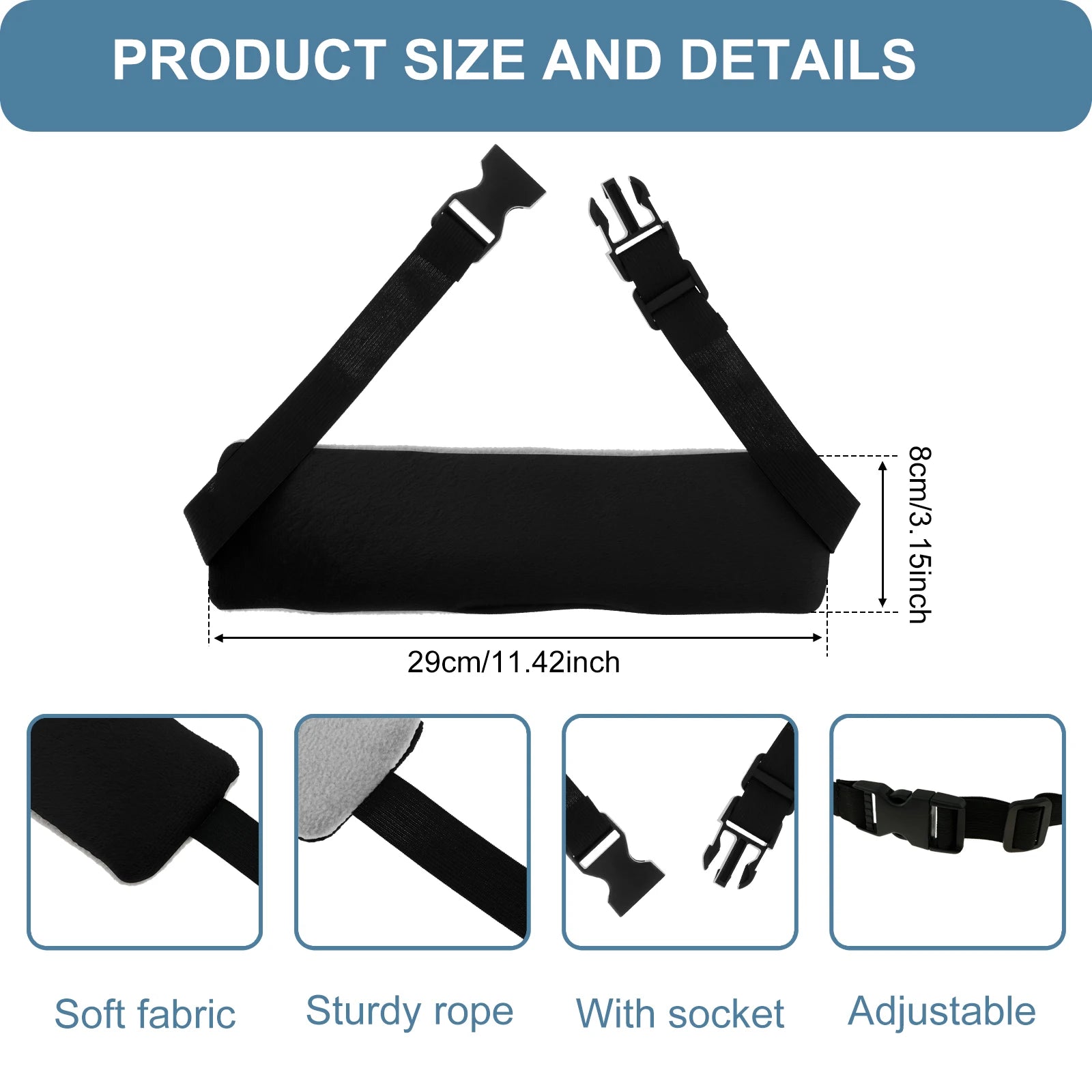 Headrest Strap Set