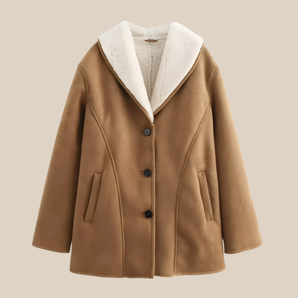 Double-Sided Lapel Coat