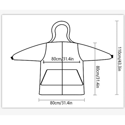 Oversized Hoodie Blanket