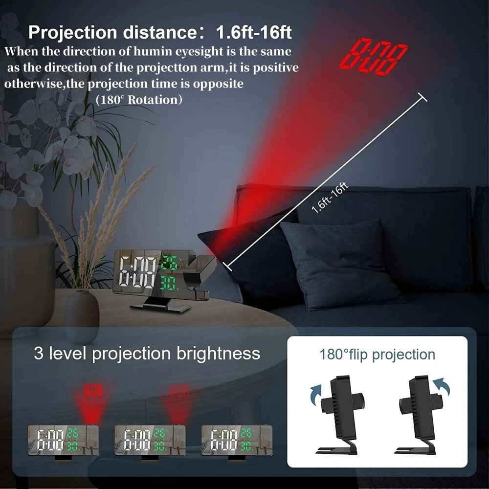 Digital Snooze Clock with Display