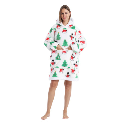 Red Snowman Hoodie