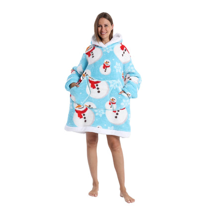 Red Snowman Hoodie