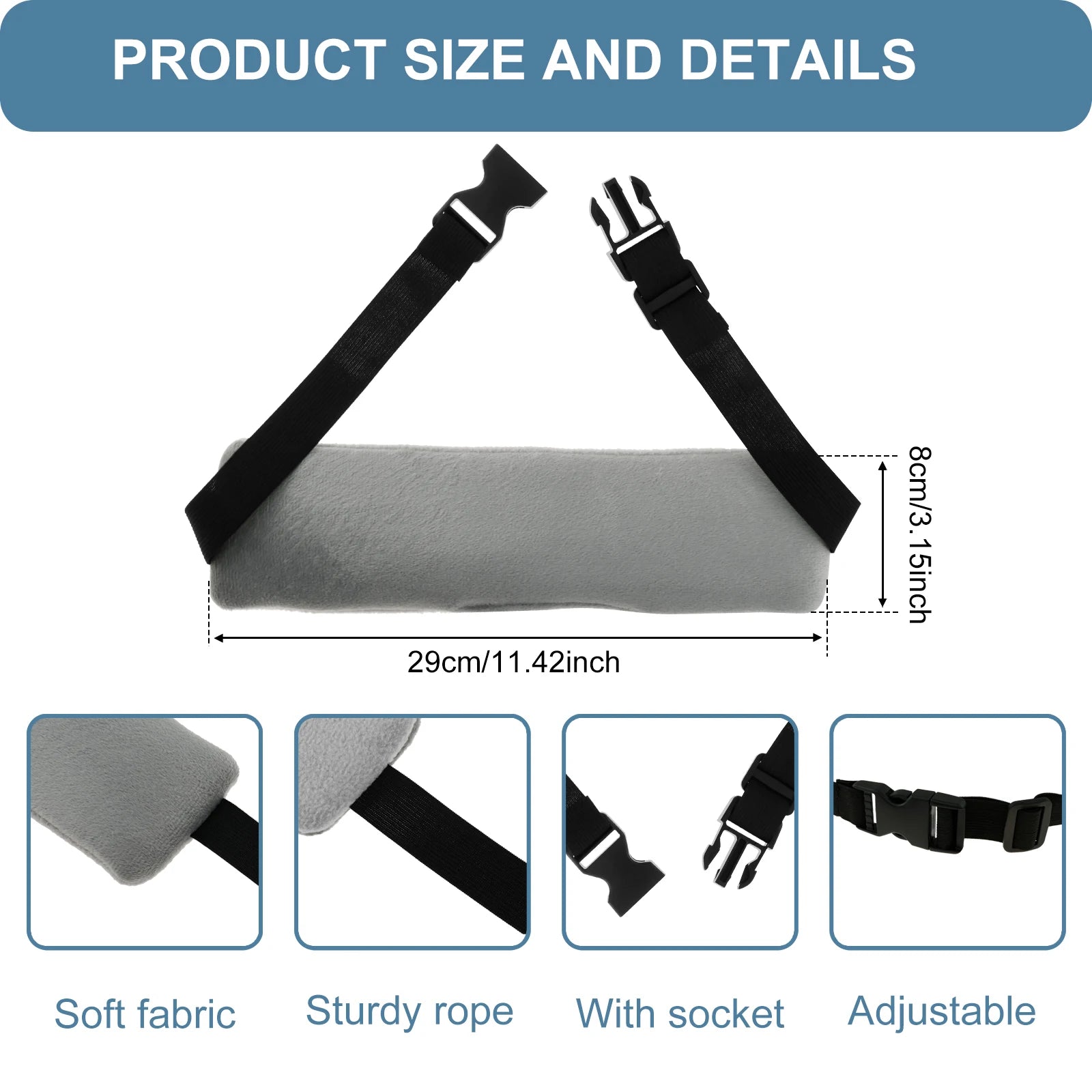 Headrest Strap Set