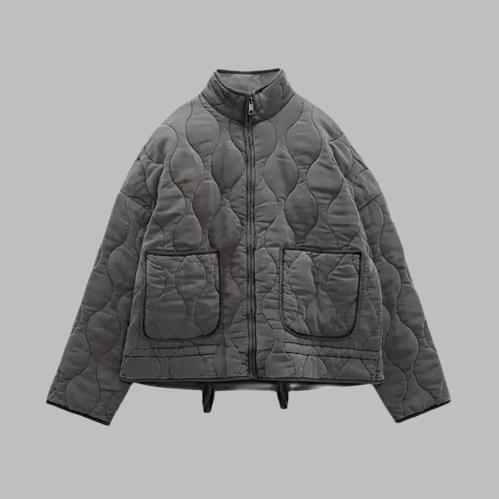 Diamond Plaid Cotton Jacket