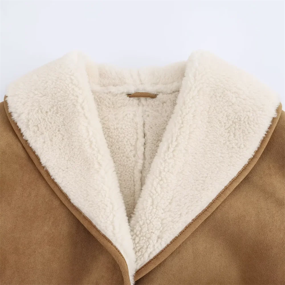 Double-Sided Lapel Coat